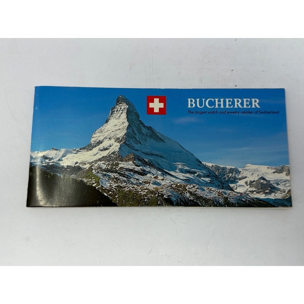 Vintage 1989 Bucherer Jewelry Watch Catalog Booklet Brochure Swiss X8